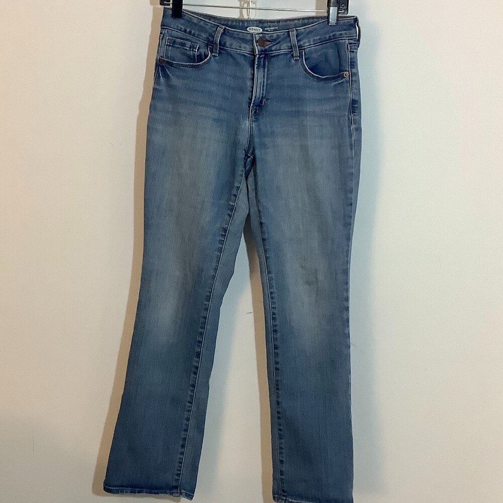Jeans Old Navy Kicker Boot-Cut Mid Rise Sz 6 Short